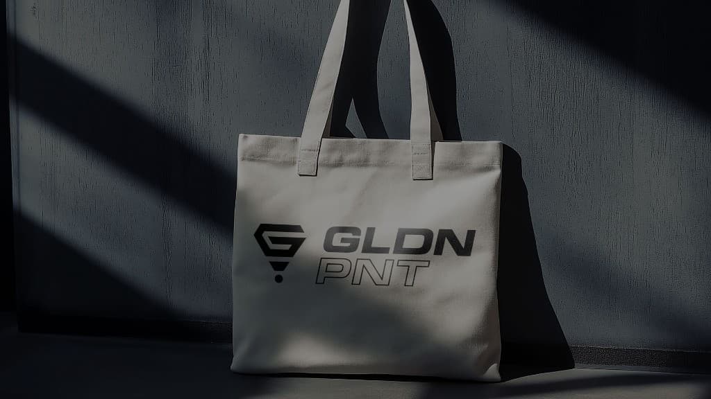 GLDN PNT branded gift bag