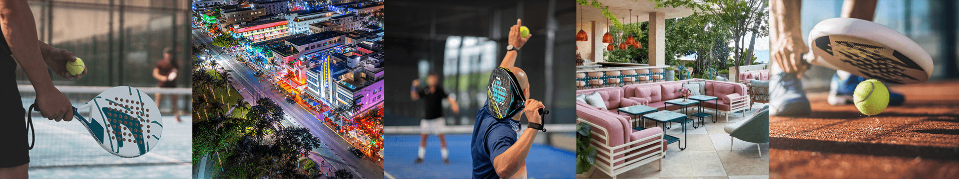 Padel action, Miami nightlife, and resort scenes from the Pro-Am weekend